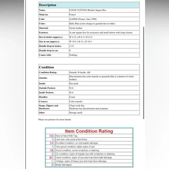 Louis Vuitton Olive Green Box Bag with Gold Accents - Picture 15 of 15